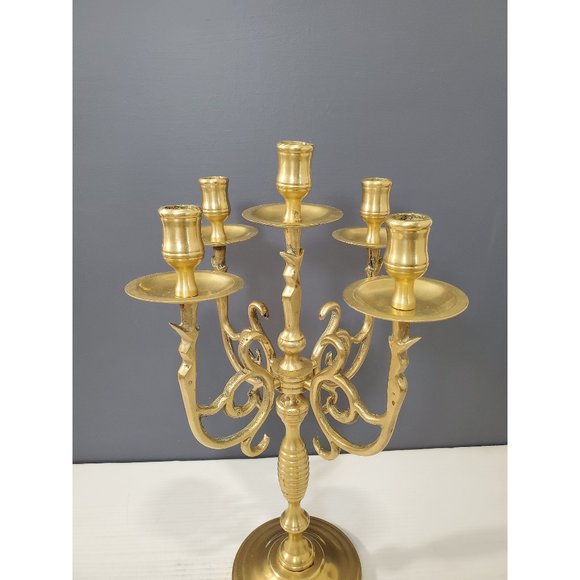Other - Vintage candelabra candle holders/ 5 arm candelabras/ candelabra perfect for
